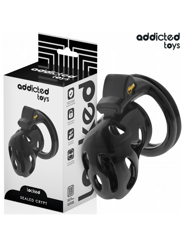 ADDICTED TOYS LOCKED - SEALED CRYPT PENIS CAGE 8 CM