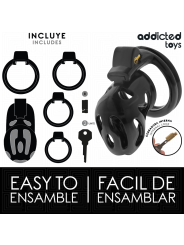 ADDICTED TOYS LOCKED - SEALED CRYPT JAULA PARA PENE 8 CM