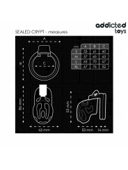ADDICTED TOYS LOCKED - VERSIEGELTER PENISKÄFIG 8 CM
