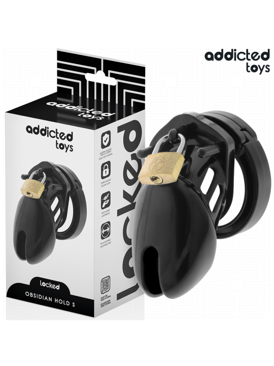 ADDICTED TOYS LOCKED - OBSIDIAN HOLD PENIS KOOI MAAT S