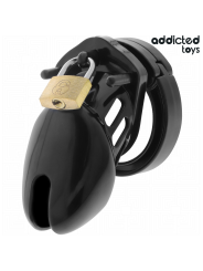 ADDICTED TOYS LOCKED - OBSIDIAN HOLD PENIS CAGE SIZE S