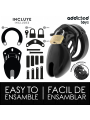 ADDICTED TOYS LOCKED - GABBIA PER PENE OBSIDIAN HOLD TAGLIA S