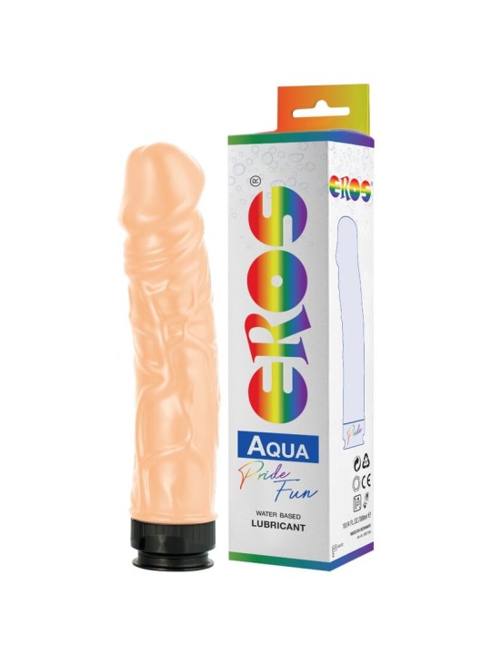 PRIDE - EROS AQUA LGBT PRIDE DILDO UND SCHMIERMITTEL AUF WASSERBASIS