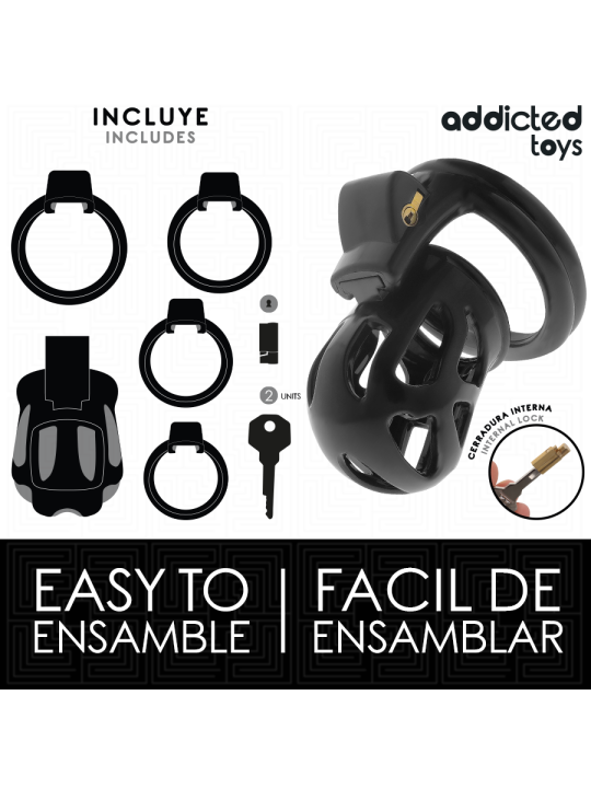 ADDICTED TOYS LOCKED - SILENT KEEP PENISKÄFIG 7,5 CM