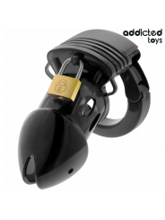 ADDICTED TOYS LOCKED - CAGE À PÉNIS CHASTETÉ PROFONDEUR 7,5 CM