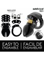 ADDICTED TOYS LOCKED - CHASTITY DEPTHS PENIS CAGE 7.5 CM