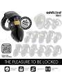 ADDICTED TOYS LOCKED - CAGE À PÉNIS CHASTETÉ PROFONDEUR 7,5 CM
