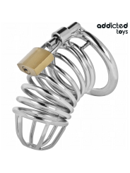 ADDICTED TOYS LOCKED - IRON CELL JAULA PARA PENE DE METAL TALLA M
