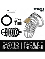 ADDICTED TOYS LOCKED - IRON CELL METALL-PENISKÄFIG 4 CM GRÖSSE S