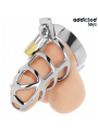 ADDICTED TOYS LOCKED - ZILVEREN SLOT PENISKOOI METAAL MAAT M