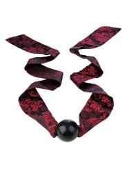 CALEXOTICS - SCANDAL BALL GAG MIT SCHWARZ/ROTER SCHLEIFE