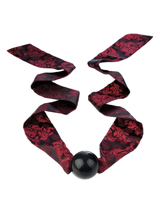 CALEXOTICS - SCANDAL BALL GAG MIT SCHWARZ/ROTER SCHLEIFE