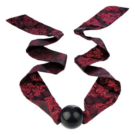 CALEXOTICS - SCANDAL BALL GAG MET ZWART/RODE STRIK