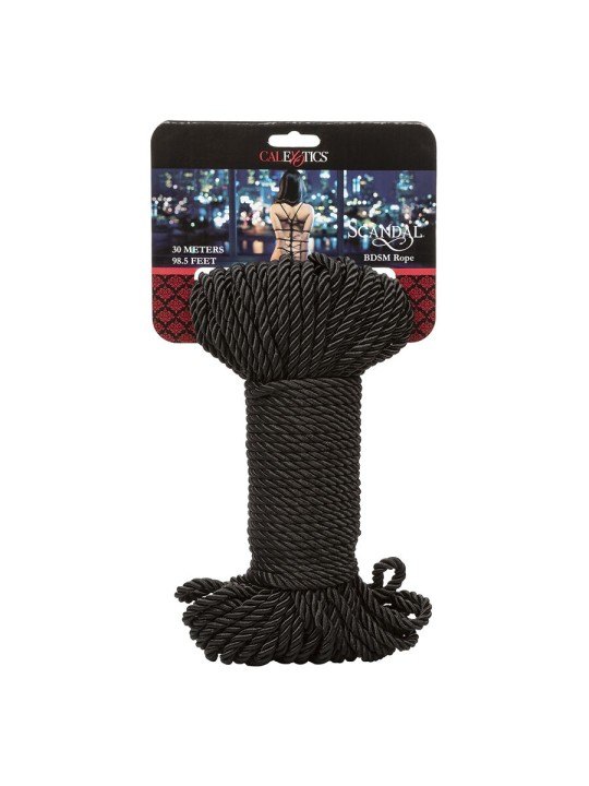 CALEXOTICS - SCANDAL CUERDA BDSM NEGRA 30 M