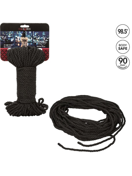 CALEXOTICS - SCANDAL ZWART BDSM TOUW 30 M