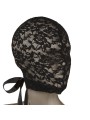CALEXOTICS - SCANDAL BLACK LACE BALALAVA WITH BOW