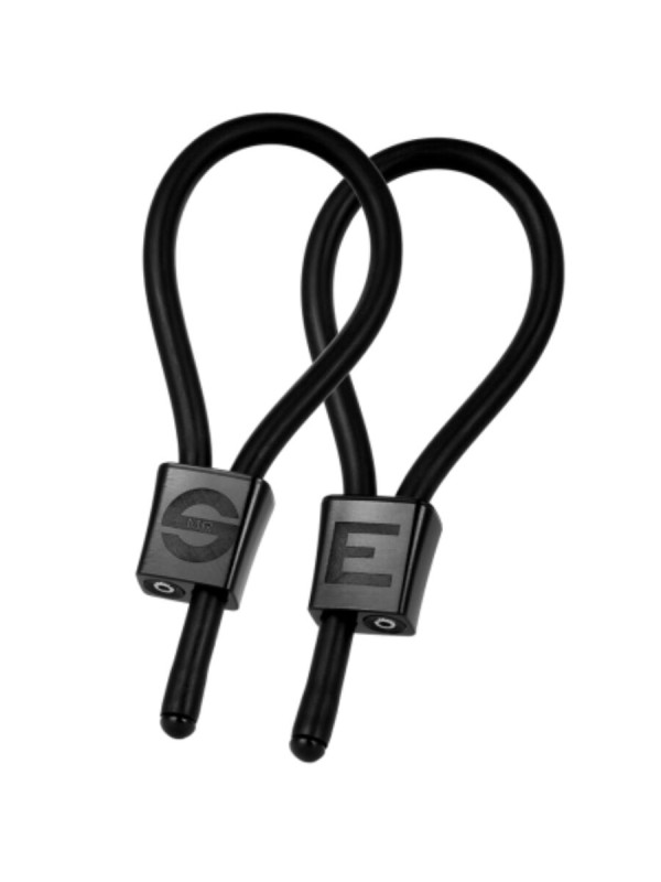ELECTRASTIM - PRESTIGE ELECTRA LOOPS ADJUSTABLE COCK RINGS BLACK