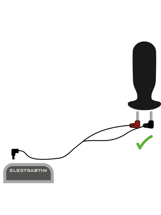 ELECTRASTIM - 90-DEGREE STIMULATOR CABLES
