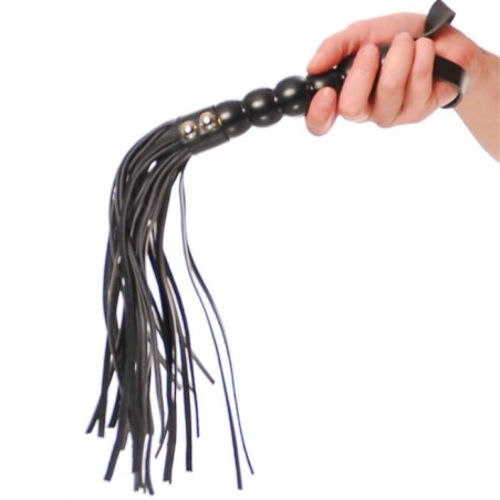 FETISH FANTASY SERIE - CAT-O-NINE TAILS GERIBBELDE HANDVAT ZWEEP