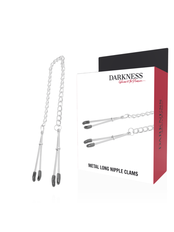 DARKNESS - EINSTELLBARE METALL-NIPPELKlammern