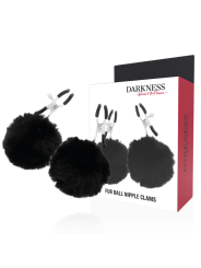 DARKNESS - PINÇAS PARA BICOS COM POM POMS 1