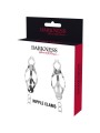 DARKNESS - ABRAZADERA PEZONES METAL CON CADENA