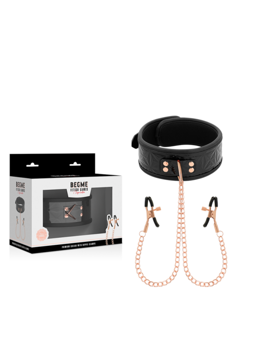 BEGME - BLACK EDITION COLLIER BEGME BLACK EDITION AVEC PINCES À MÉTONS