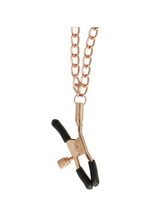BEGME - ZWARTE EDITIE KETTING MET KETTINGEN EN NEOPREEN GEVOERDE TEPEL