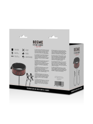BEGME - RED EDITION COLLAR WITH NIPPLE CLAMPS WITH NEOPRENE LINING