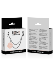 BEGME - RED EDITION PINZAS PEZONES CON CADENA