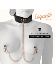 COQUETTE CHIC DESIRE - COLAR FANTASY NIPPLE CLAMP COM FORRO DE NEOPREN