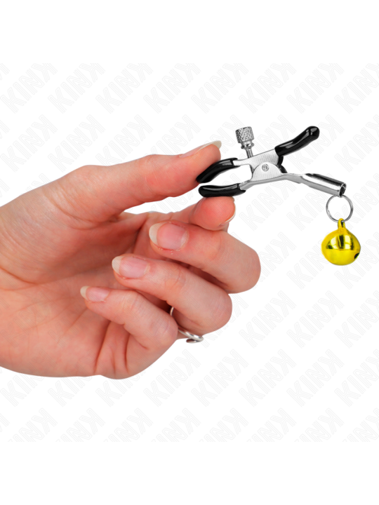 KINK - GOLD SINGLE BELL NIPPLE CLAMP 6 CM