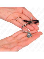 KINK - PINÇAS PINGENTE SINO PRATA 6 CM