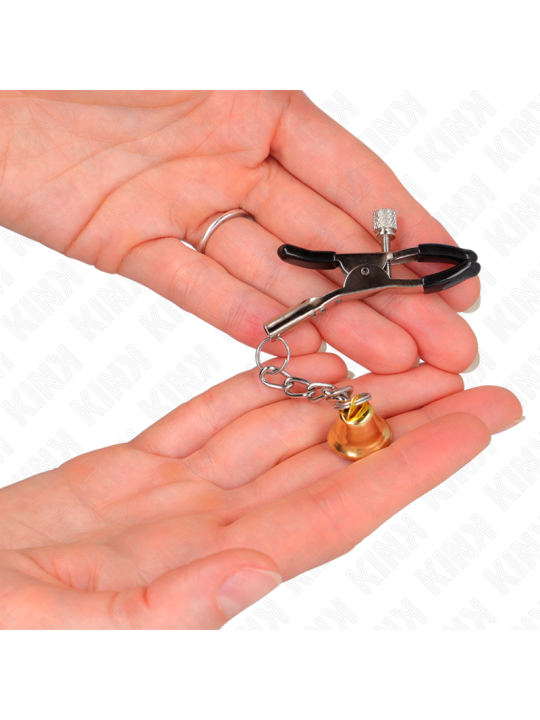 KINK - PINÇAS PINGENTE SINO DOURADO 6 CM