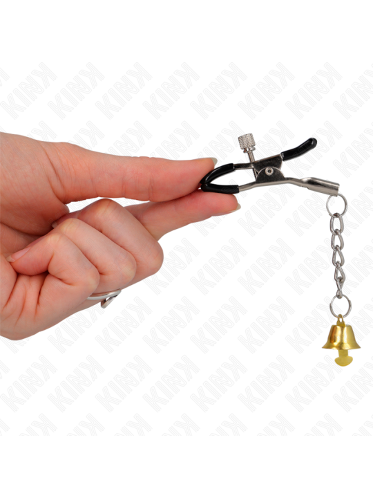 KINK - PINÇAS PINGENTE SINO DOURADO 6 CM