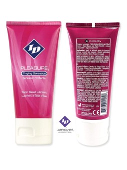 ID PLEASURE - WATER BASED LUBRICANT TINGING SENSATION TRAVEL TUBE 60 M