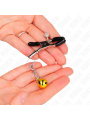 KINK - PINÇAS PINGENTE JINGLE BELL DOURADA 6 CM