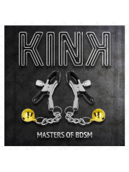 KINK - PINCES À METON PENDENTIF JINGLE BELL OR 6 CM