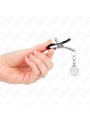 KINK - GRAMPOS DE BICO DE VIDRO PRATA 6 CM