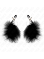 KINK - PINCE À METON PLUME NOIR 7 CM