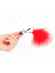 KINK - FEDERNIPPENKLEMME ROT 7 CM