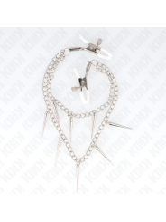 KINK - PINÇAS PARA BICOS COM CORRENTES DE PONTOS 30 CM