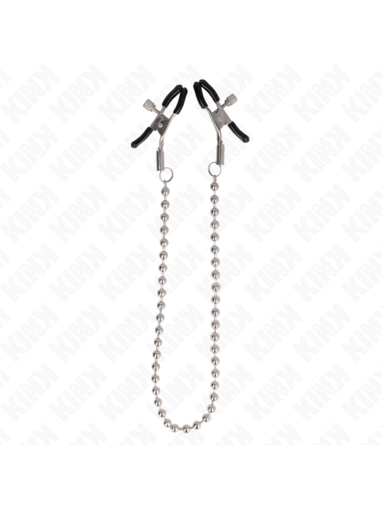 KINK - PINZAS PARA PEZONES CON CADENA DE BOLAS 30 CM