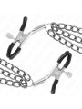KINK - PINZE PER CAPEzzoli CON 3 CATENE NERE 20/23/28 CM