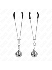 KINK - PINZE PER CAPEZZOLI A CAMPANA SOTTILE ARGENTO 7 CM