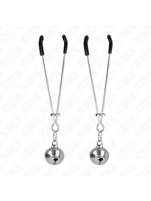 KINK - PINZE PER CAPEZZOLI A CAMPANA SOTTILE ARGENTO 7 CM