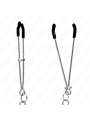 KINK - PINÇAS FINAS COM CORRENTE GROSSA 30 CM