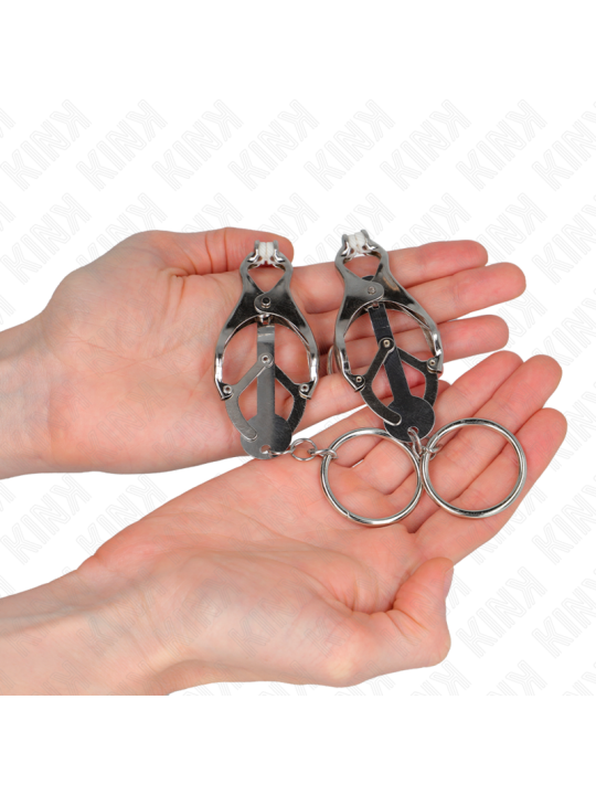 KINK - O-RING TREVO JAPONÊS GRAMPOS DE BICO PRATA