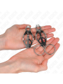 KINK - O-RING JAPANESE CLOVER NIPPLE CLAMPS SILVER