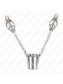 KINK - NIPPELKLEMMEN MIT EIMER SILBER